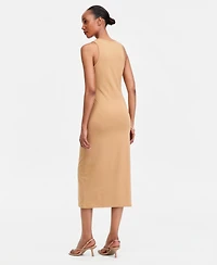 I.n.c. International Concepts Women's Hardware-Strap Knit Midi Dress, Macy's Exclusive