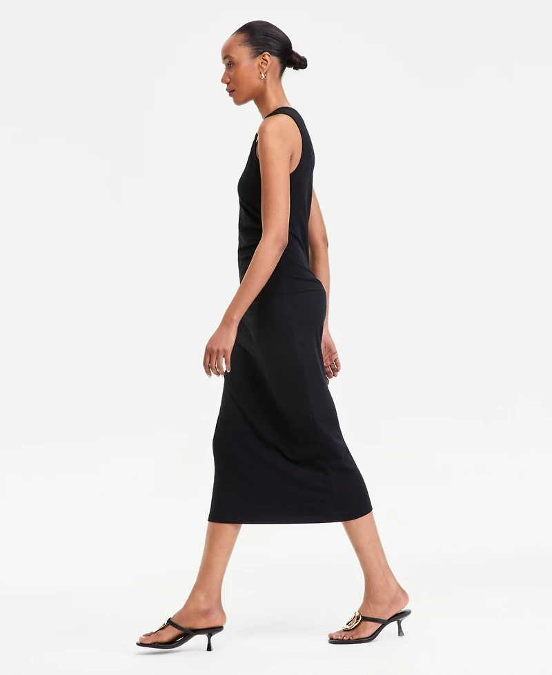 I.n.c. International Concepts Women's Hardware-Strap Knit Midi Dress, Macy's Exclusive