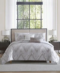 Vcny Home Lilliana Zigzag Jacquard 5 Pc. Comforter Sets