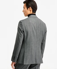 Hugo by Boss Men's Modern-Fit Herringbone Suit Jacket