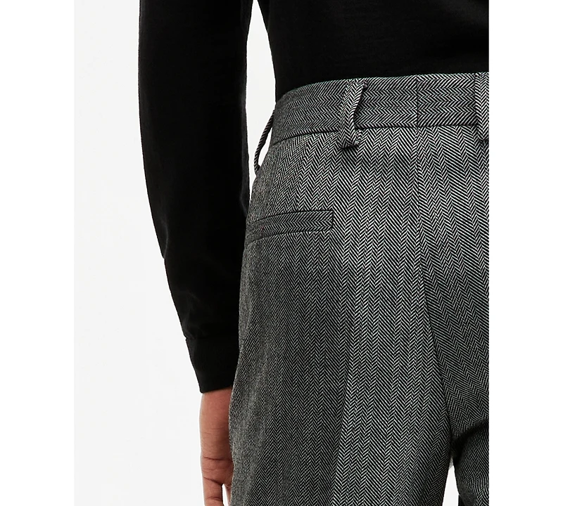 Hugo by Boss Men's Modern-Fit Herringbone Suit Pants