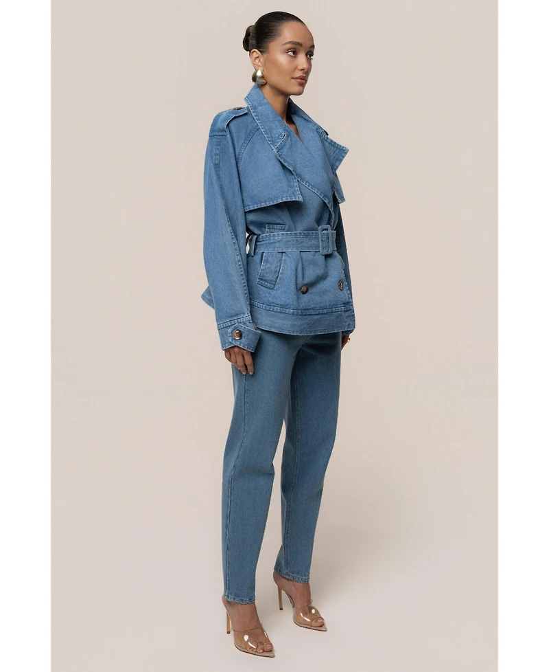 Jluxlabel Women's Double Breasted Jacket