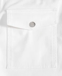 I.n.c. International Concepts Women's Zip-Front Patch Pocket Denim Shorts, Macy's Exclusive