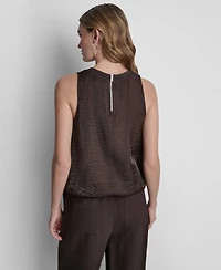Dkny Women's Sleeveless Twinkle Bubble Tank Top