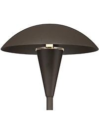 John Timberland Mushroom 18" High Mid Century Modern 8-Piece Outdoor Landscape Lighting Set Porch Led Bulb