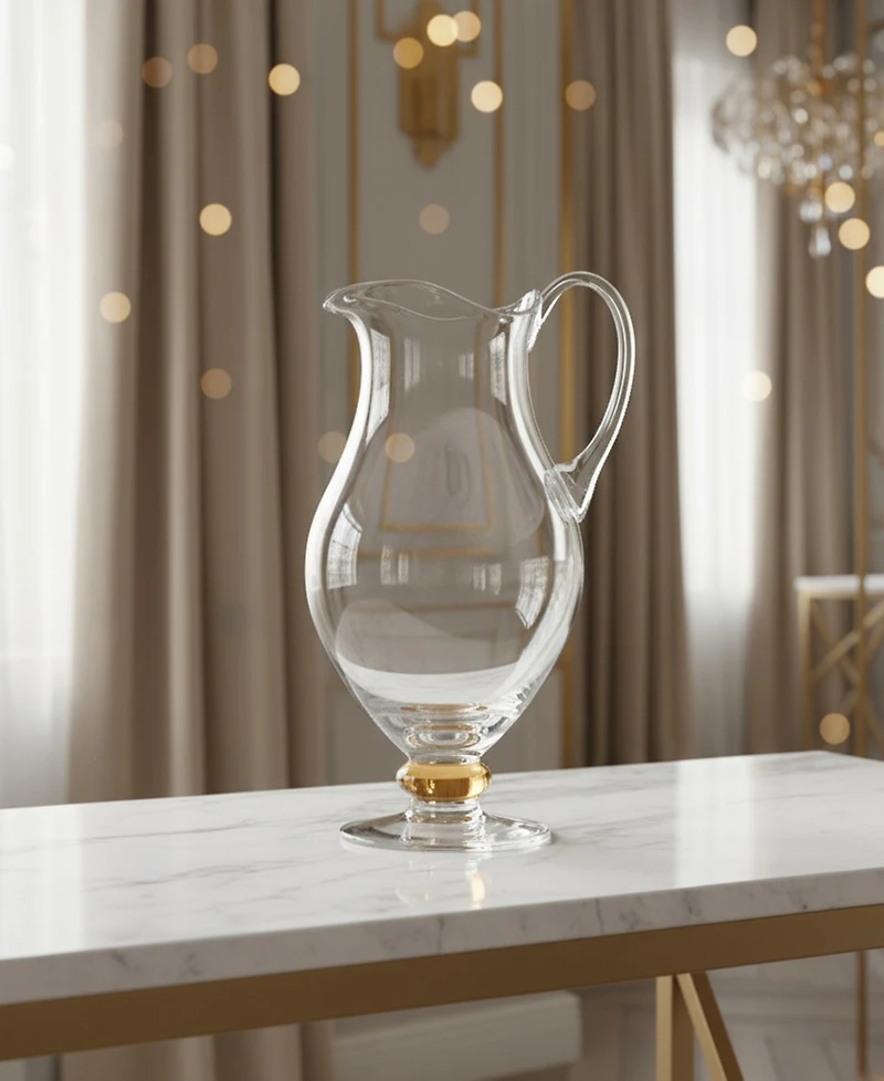 Classic Touch 50.72 oz. Glass Pitcher