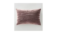 Elara Velvet Lumbar 14" x 20" - Dusty Mauve