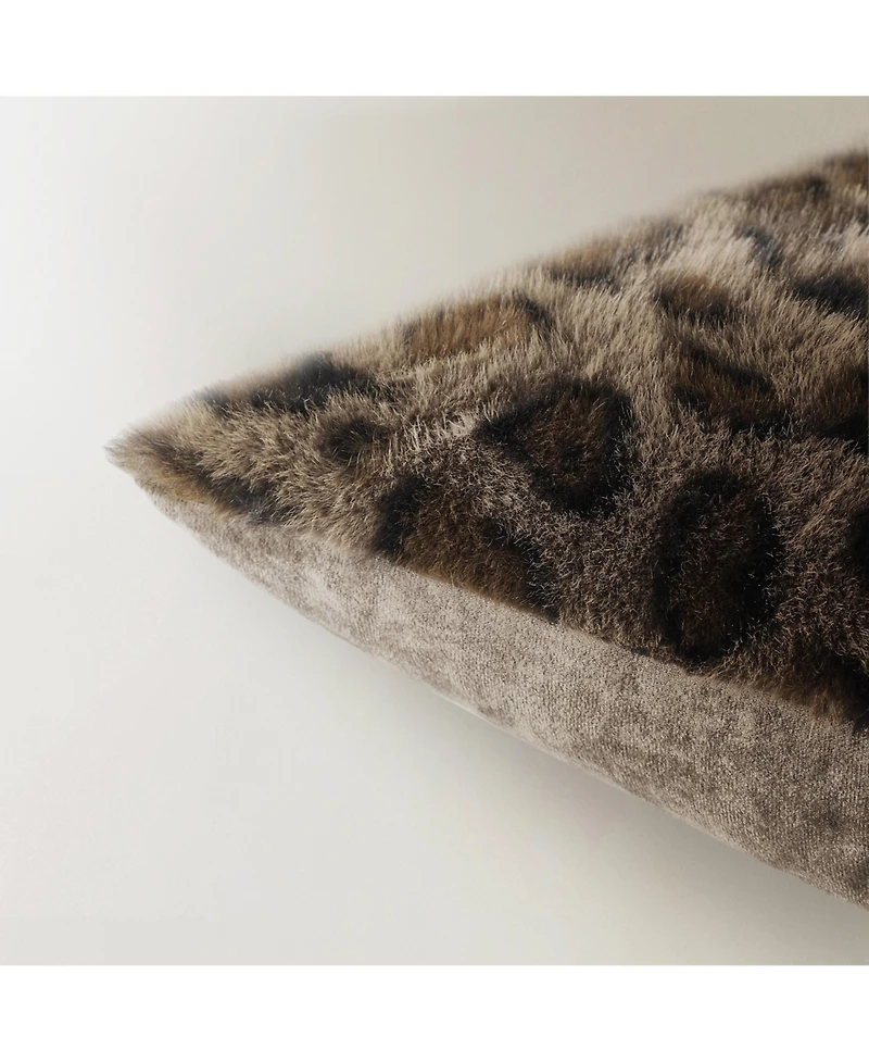 Z Gallerie Nyx Faux Fur Pillow 22"