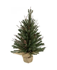 Northlight 18" Warsaw Twig Artificial Christmas Tree in Burlap Base - Unlit