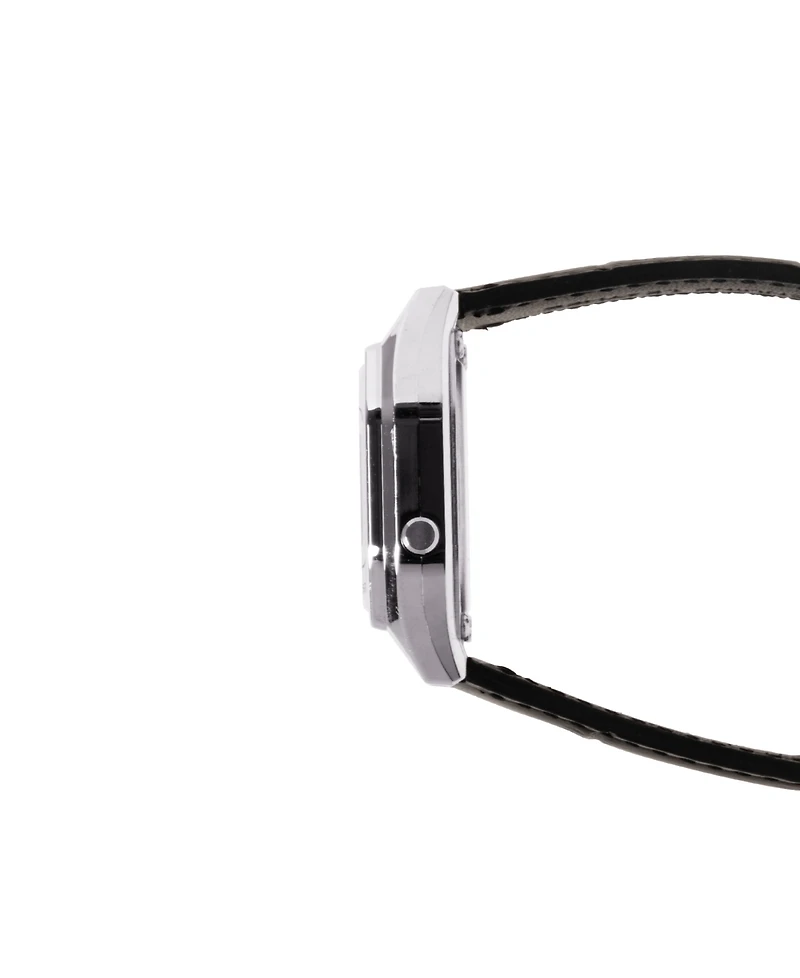 Casio Women's Japanese Quartz Vintage Black Leather Watch 28.6mm