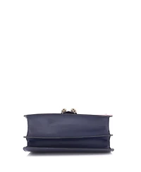 Pre-Owned Gucci Medium Dionysus Bamboo Top Handle Bag Colorblock Leather