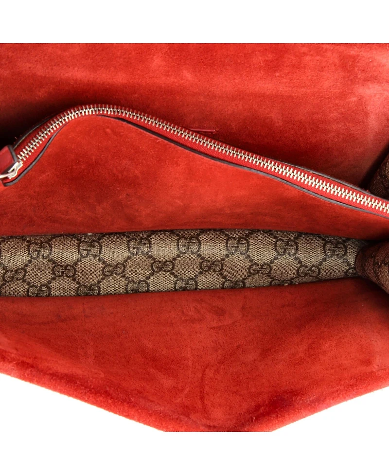 Pre-Owned Gucci Small Dionysus Bag Gg Coated Canvas