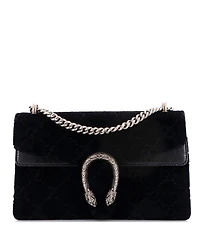 Pre-Owned Gucci Small Dionysus Bag Gg Velvet