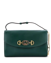 Pre-Owned Gucci Small Zumi Shoulder Bag Leather