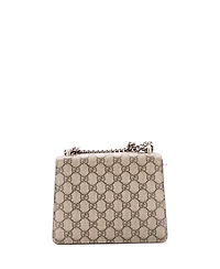 Pre-Owned Gucci Mini Dionysus Bag Gg Coated Canvas