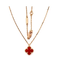 Pre-Owned Van Cleef and Arpels Sweet Alhambra Pendant Necklace