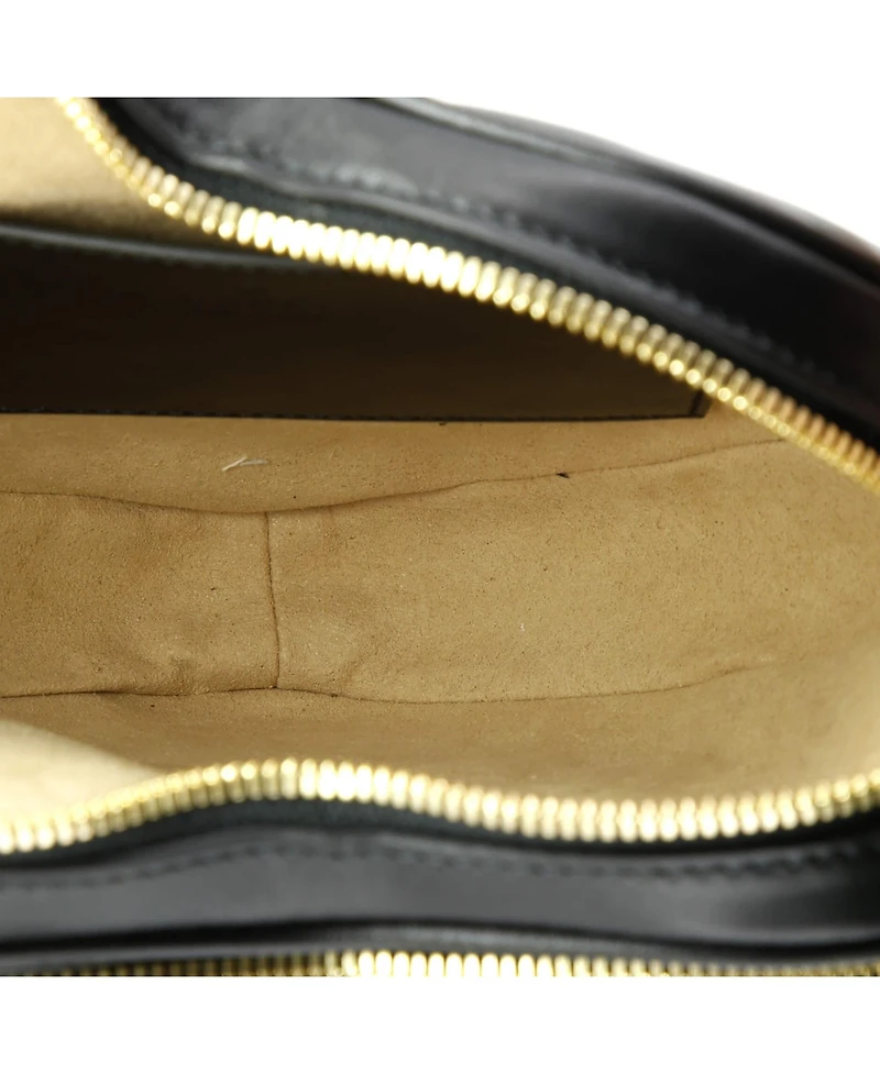 Pre-Owned Gucci Mini Interlocking G Heart Shoulder Bag Diagonal Quilted Leather