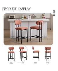 Rainsken Modern Bar Stools Set of 2