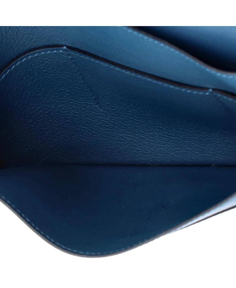 Pre-Owned Hermes Dogon Duo Combined Wallet Leather