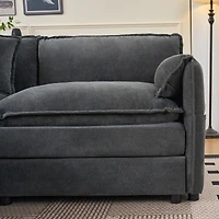 Streamdale Furniture Chenille Modular Sofa Ultimate Comfort, Customizable, Modern Design