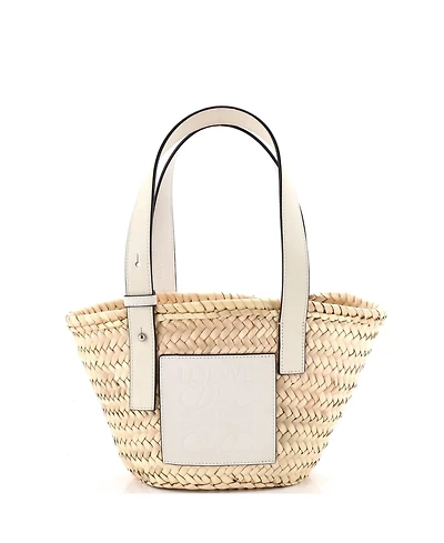 Pre-Owned Loewe Small Basket Tote Raffia