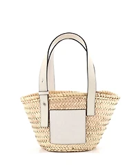 Pre-Owned Loewe Small Basket Tote Raffia