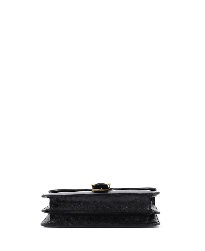 Pre-Owned Gucci Medium Interlocking Shoulder Bag Leather