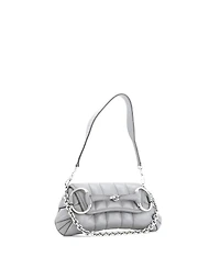 Pre-Owned Gucci Small Horsebit Chain Shoulder Bag Vertical Quilted Leather