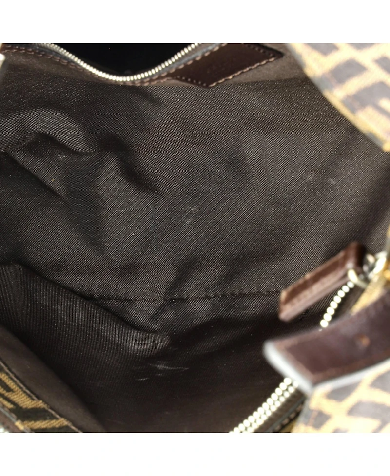 Pre-Owned Fendi Medium Vintage Shoulder Bag Zucca Canvas