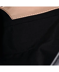 Pre-Owned Fendi Mini Chain Baguette Bag Leather