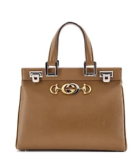 Pre-Owned Gucci Small Zumi Top Handle Bag Leather