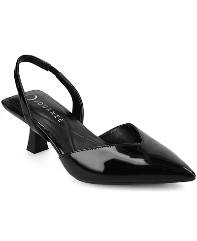 Journee Collection Women's Fallon Low Pointed Toe Pumps