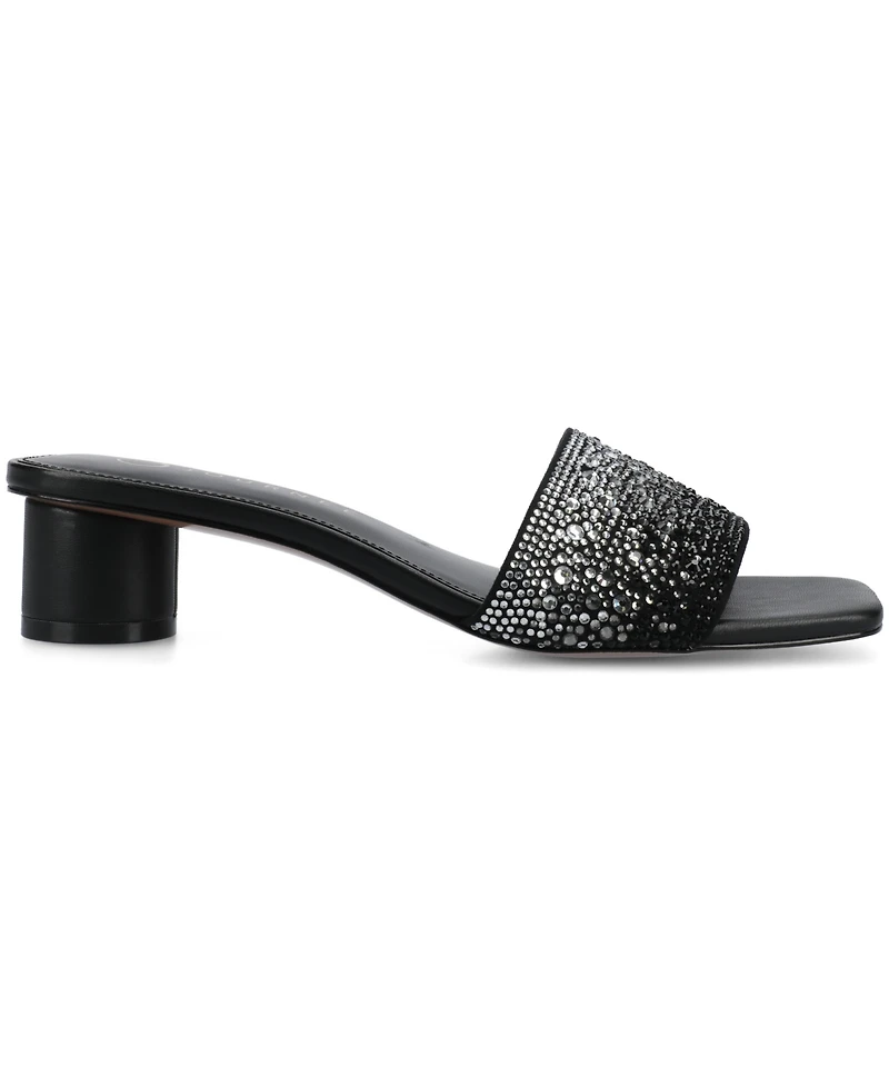 Journee Collection Women's Flora Evening Slip-On Sandals