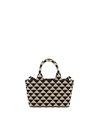 Pre-Owned Prada Small Symbole Tote Jacquard