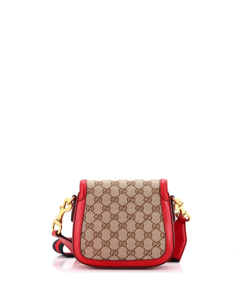 Pre-Owned Gucci Small Lady Web Shoulder Bag Gg Canvas