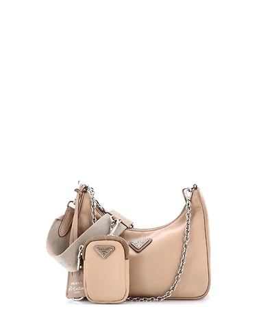 Pre-Owned Prada Small Re-Edition 2005 Shoulder Bag Saffiano Leather