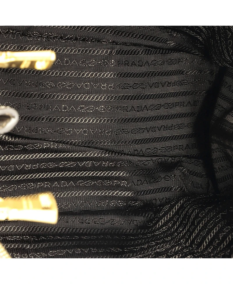 Pre-Owned Prada Large Double Zip Lux Tote Saffiano Leather