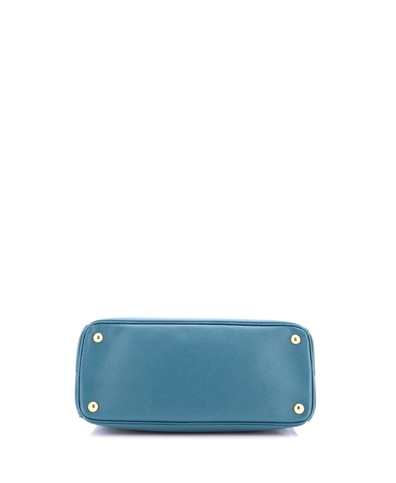 Pre-Owned Prada Small Double Zip Lux Tote Saffiano Leather