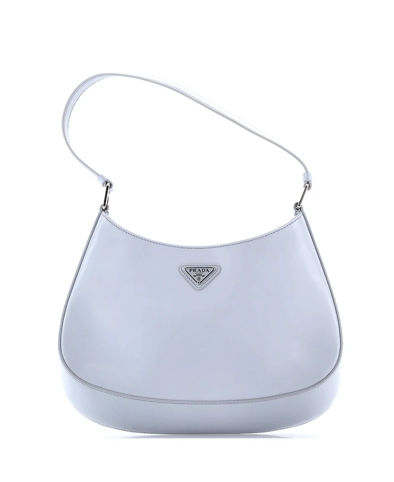 Pre-Owned Prada Medium Cleo Shoulder Bag Spazzolato Leather