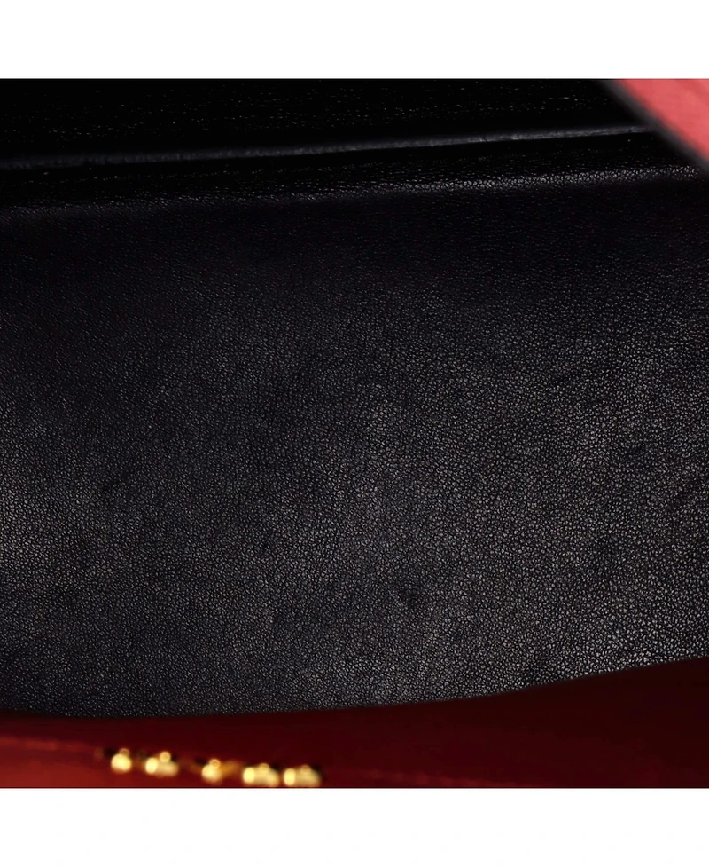 Pre-Owned Prada Medium Cuir Double Tote Saffiano Leather