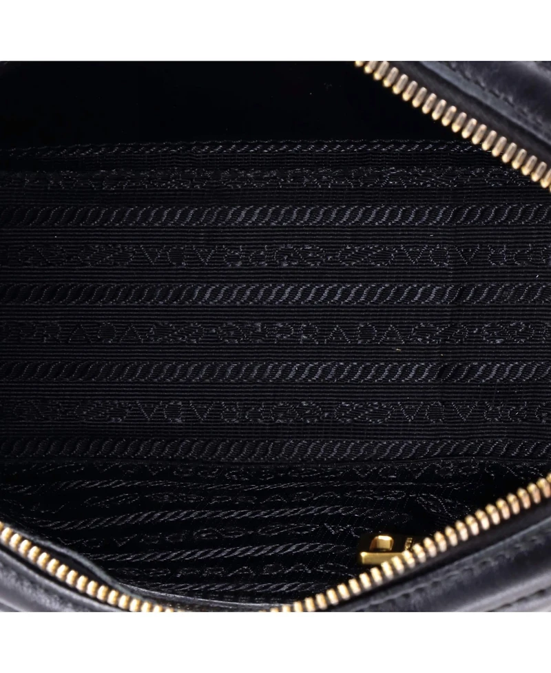 Pre-Owned Prada Small Camera Bag Diagramme Quilted Leather