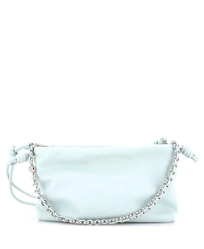 Pre-Owned Loewe Medium Flamenco Knot Chain Purse Bag Leather