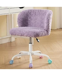 Rainsken Faux Fur Office Chair