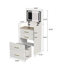 Rainsken 3 in 1 Vanity Desk