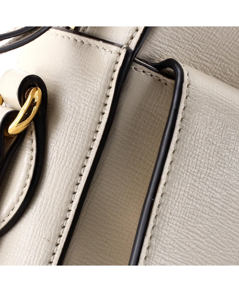 Pre-Owned Gucci Small Horsebit 1955 Flap Pocket Camera Bag Leather