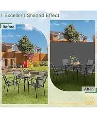 Aecojoy Retractable Side Awning, Double Side Awning