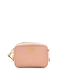 Pre-Owned Prada Mini Zip Crossbody Bag Saffiano Leather