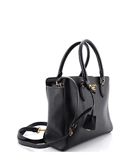 Pre-Owned Prada Small Convertible Open Tote Saffiano Leather