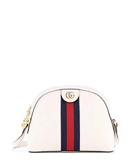 Pre-Owned Gucci Small Ophidia Dome Shoulder Bag Leather