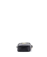 Pre-Owned Gucci Mini Gg Marmont Vertical Phone Crossbody Bag Matelasse Leather